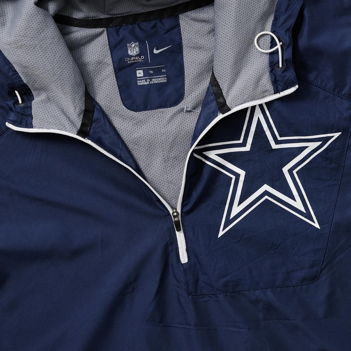 Nike Dallas Cowboys Windbreaker XLarge Double Double Vintage