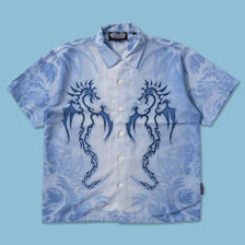 Y2K Dragon Tribal Shirt Small - Double Double Vintage