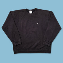Vintage Nike Mini Swoosh Sweater XLarge - Double Double Vintage