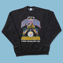 1995 Super Bowl Pittsburgh Steelers Sweater Large - Double Double Vintage