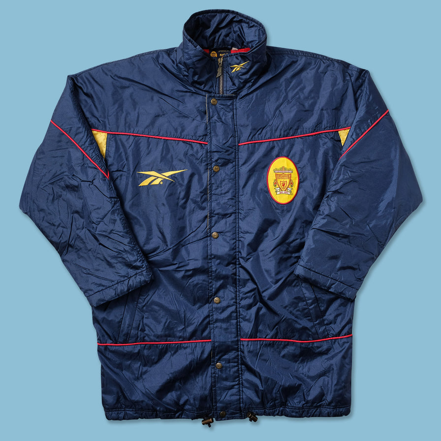 Vintage Reebok FC Liverpool Padded Jacket Large - Double Double Vintage