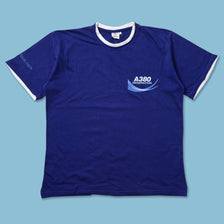 Vintage Airbus A380 T-Shirt Medium