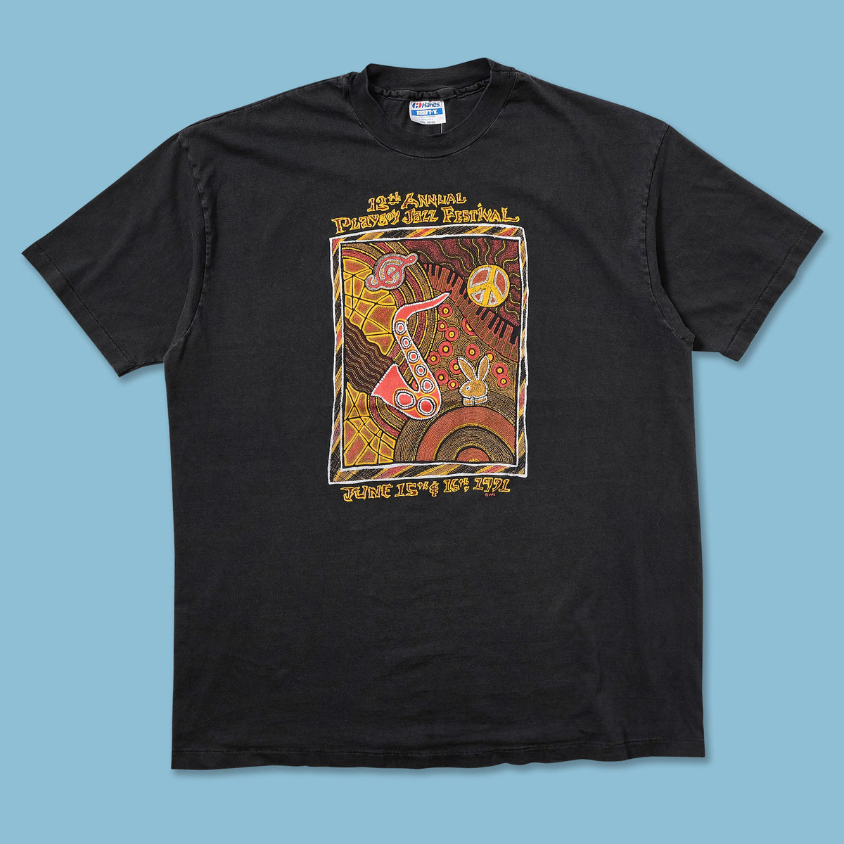 PLAYBOY　jazz festival 2014Tシャツ 2014 Playboy Jazz Festival T Shirt Red Mens Large Bunny