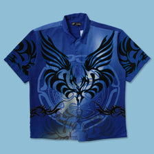 Y2K Tribal Shirt XLarge - Double Double Vintage