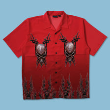Y2K Skull Shirt XXL - Double Double Vintage