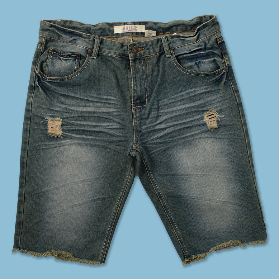 Y2K Denim Shorts W38 - Double Double Vintage