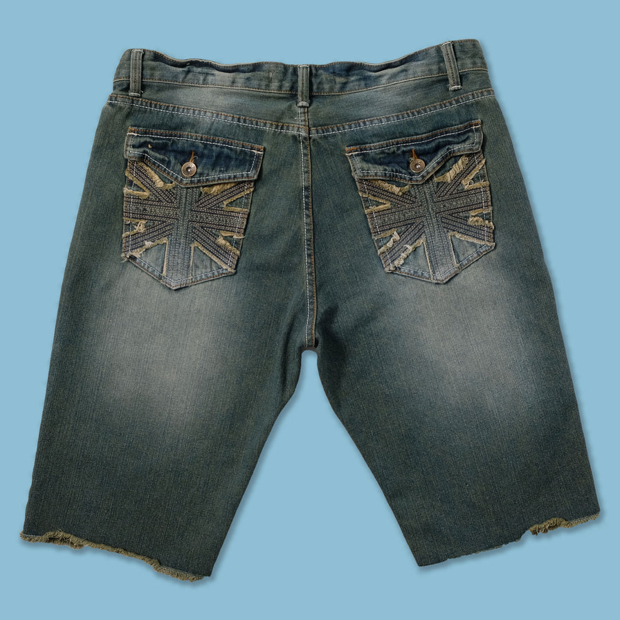 Y2K Denim Shorts W38 - Double Double Vintage