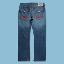 Y2K True Religion Denim Pants 36x34 - Double Double Vintage