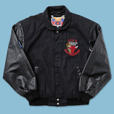 1996 Chicago Bulls Leather Varsity Jacket Large - Double Double Vintage