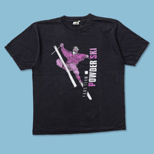 Vintage Powder Ski T-Shirt Large - Double Double Vintage