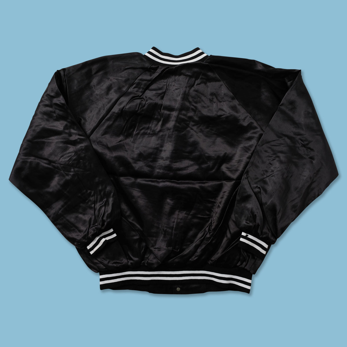 Satin varsity jacket mens hotsell