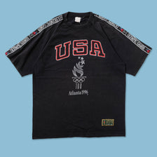 1996 Champion Olympics USA T-Shirt Medium - Double Double Vintage