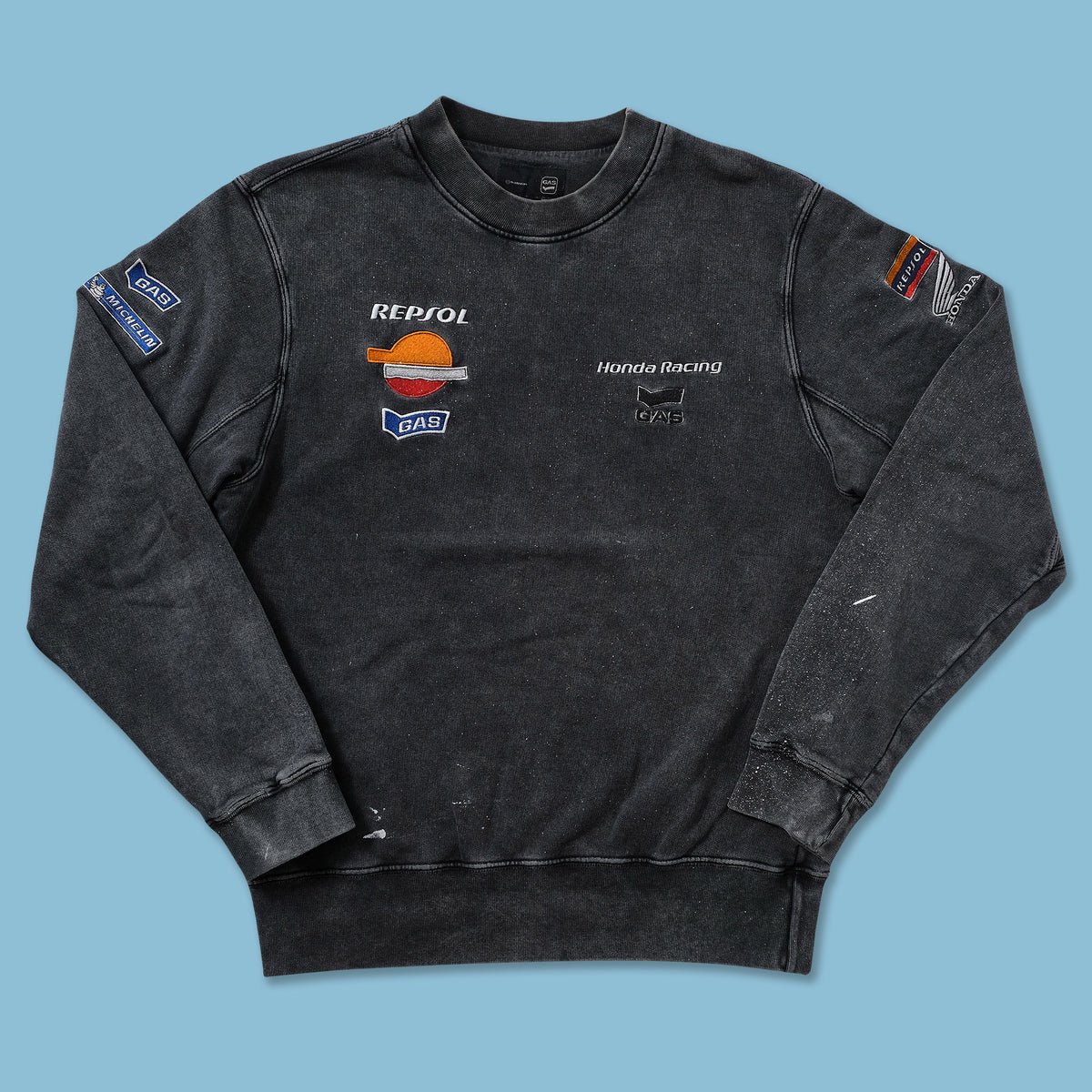 Vintage Honda Racing Sweater Large Double Double Vintage