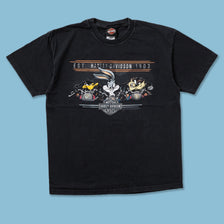 Vintage Harley Davidson Looney Tunes T-Shirt Medium - Double Double Vintage