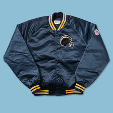 Vintage San Diego Chargers Satin Bomber Jacket XLarge - Double Double Vintage