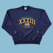 1999 Super Bowl Sweater Large - Double Double Vintage