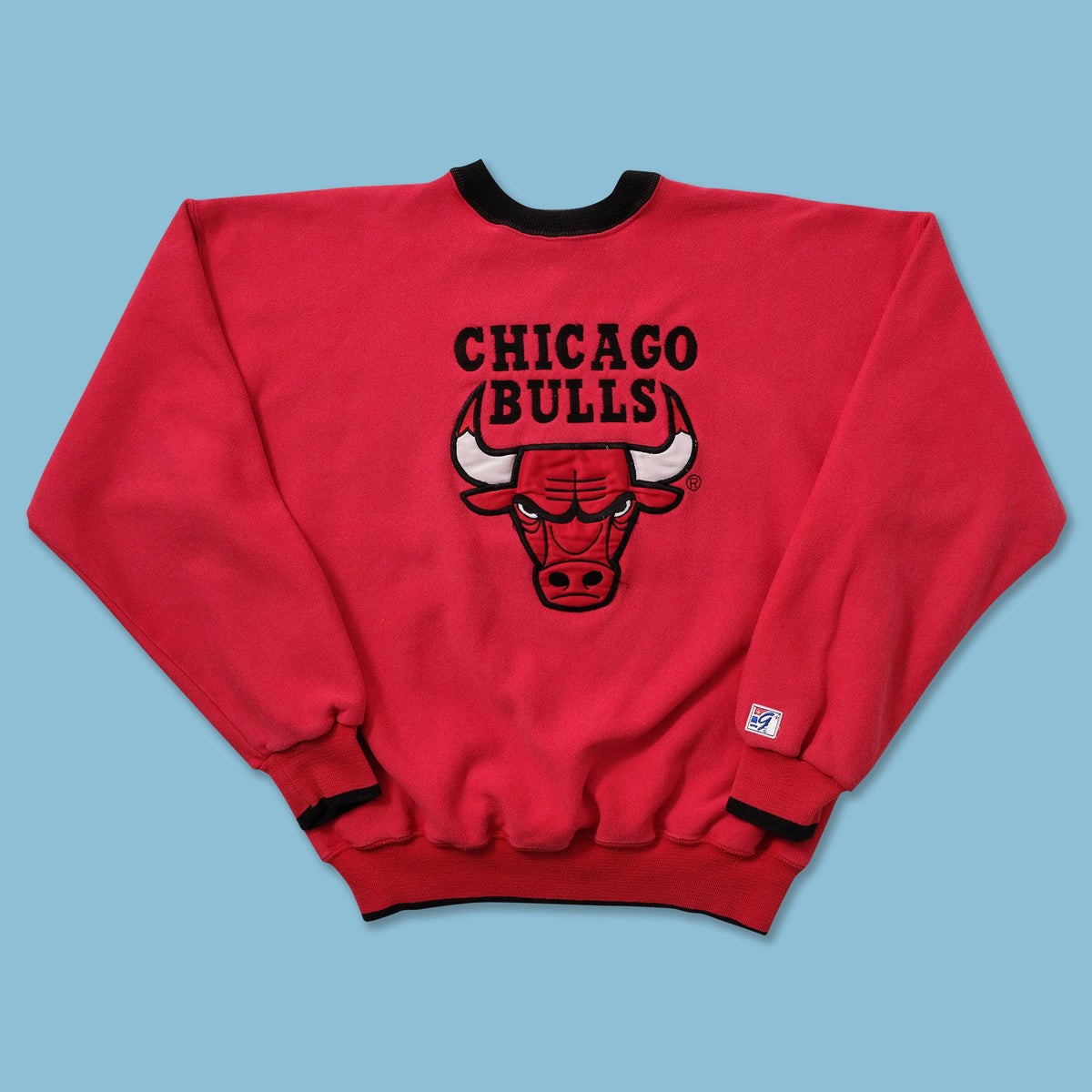 Maillot Vintage Chicago Bulls Starter - Taille XL - Rouge Script Baseball Années 90