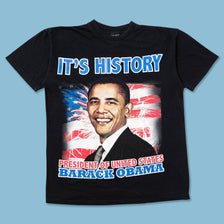 Barack Obama T-Shirt Large - Double Double Vintage