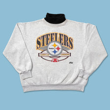 Vintage Pittsburgh Steelers Turtleneck Sweater Large - Double Double Vintage