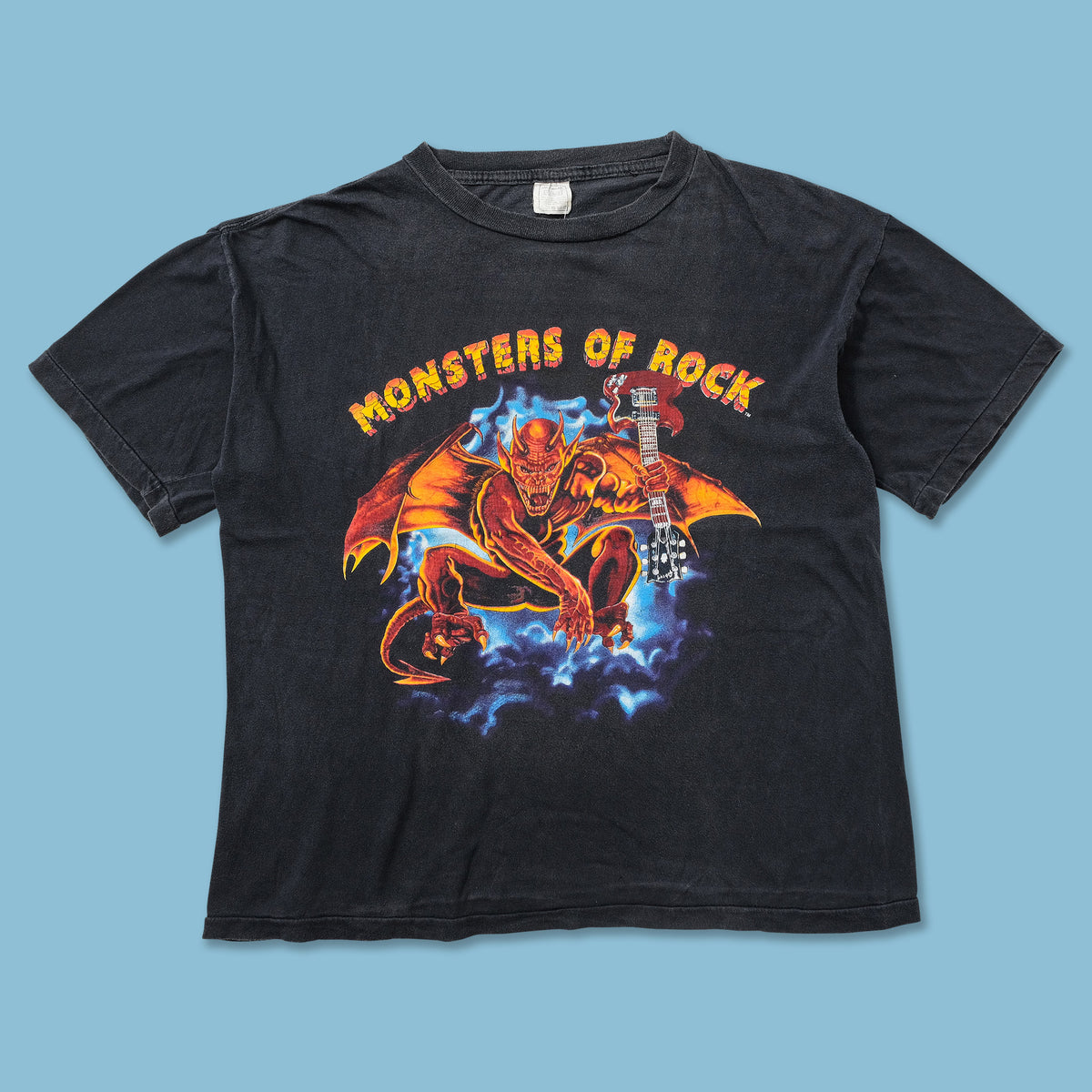 1991 Monsters of Rock Tour T-Shirt Large | Double Double Vintage