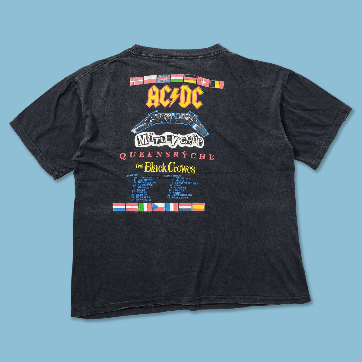 1991 Monsters of Rock Tour T-Shirt Large kaufen – Double Double