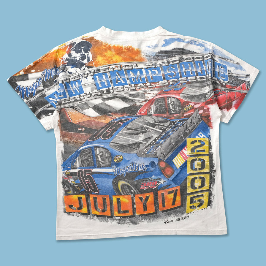 2005 Nascar Racing T-Shirt Medium - Double Double Vintage