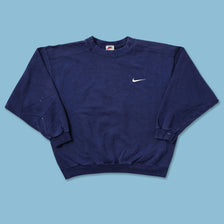 Vintage Nike Mini Swoosh Sweater Small - Double Double Vintage