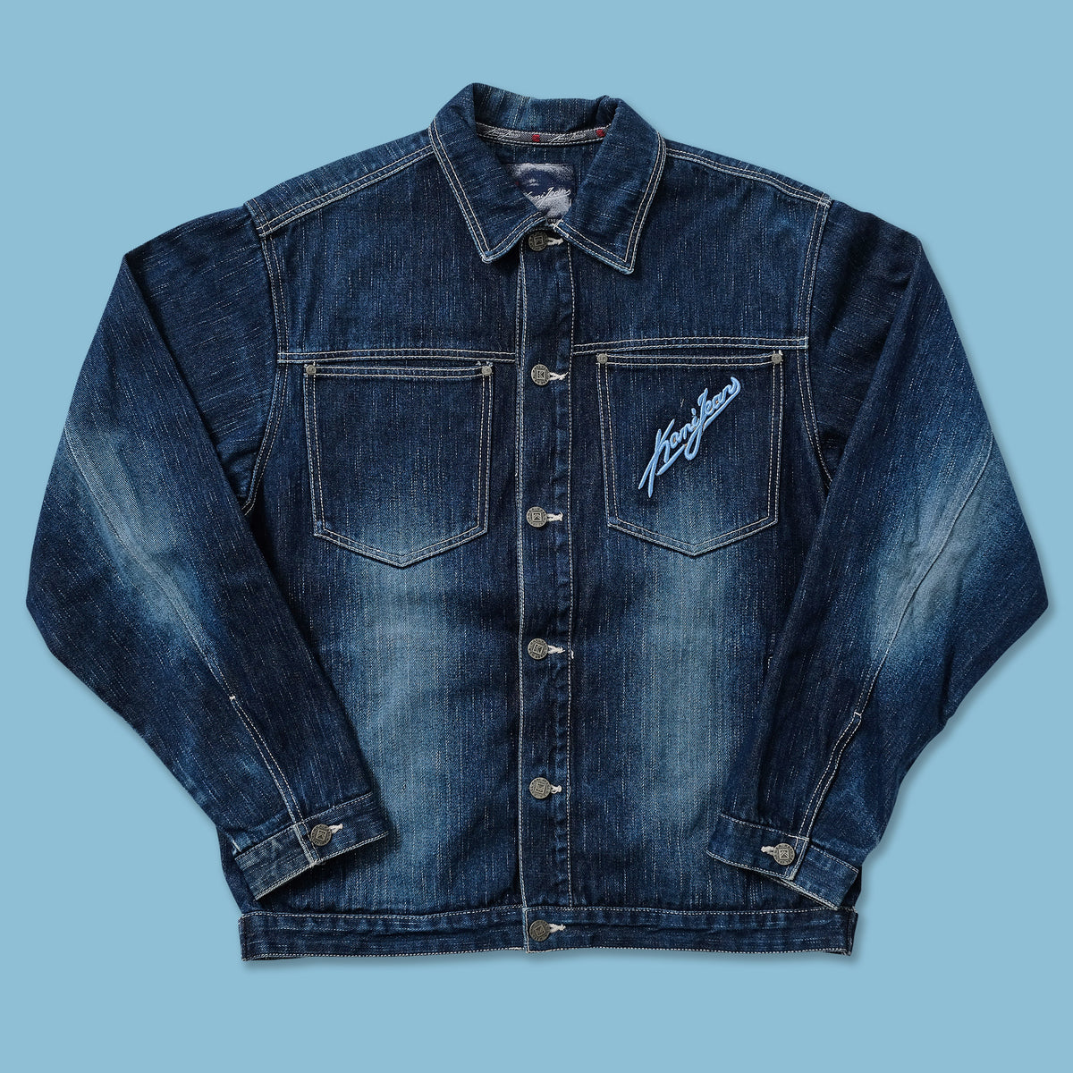Karl Kani Jeansjacke Jeansjacke Damen Retro Denim Jacket Karl Kani