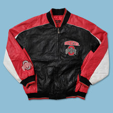 Vintage Ohio State Buckeyes Leather Varsity Jacket XLarge - Double Double Vintage
