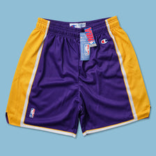 Vintage Champion Los Angeles Lakers Shorts - Double Double Vintage