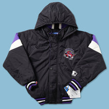 Women's Starter Toronto Raptors Anorak - Double Double Vintage