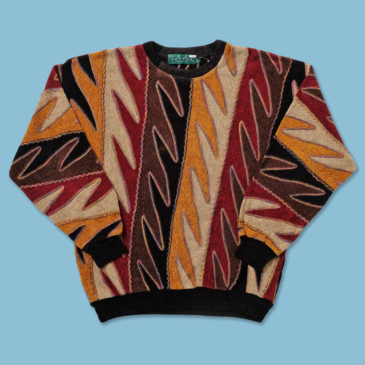 OCUH Grandpa Sweater Striped Sweater Women Ribbed Knit