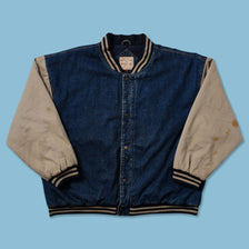 Vintage Denim College Jacket 3XLarge - Double Double Vintage
