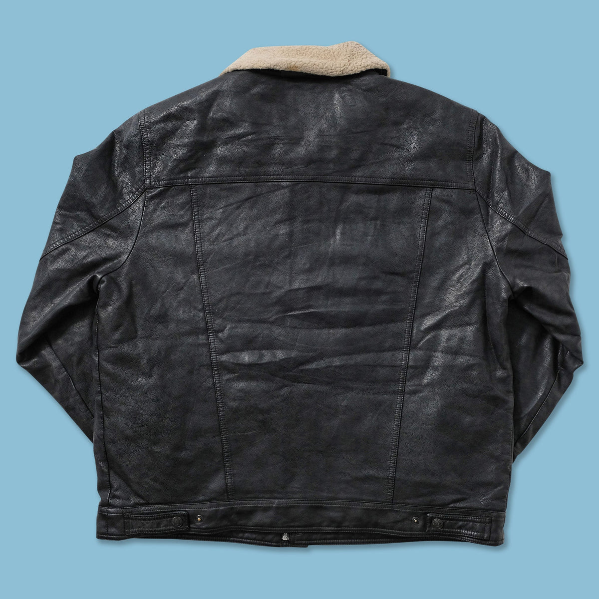 Vintage Levi's Leather Jacket Large kaufen – Double Double Vintage