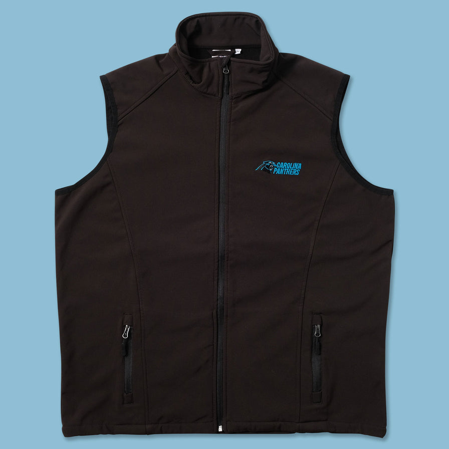 Carolina Panthers Soft Shell Vest XLarge - Double Double Vintage