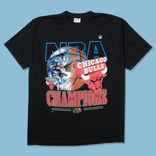 1996 Chicago Bulls Championship T-Shirt XLarge - Double Double Vintage