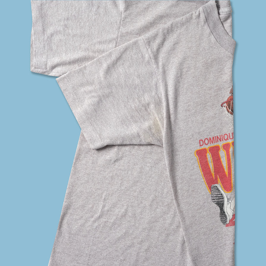 Women's Atlanta Hawks Dominique Wilkins T-Shirt Small - Double Double Vintage