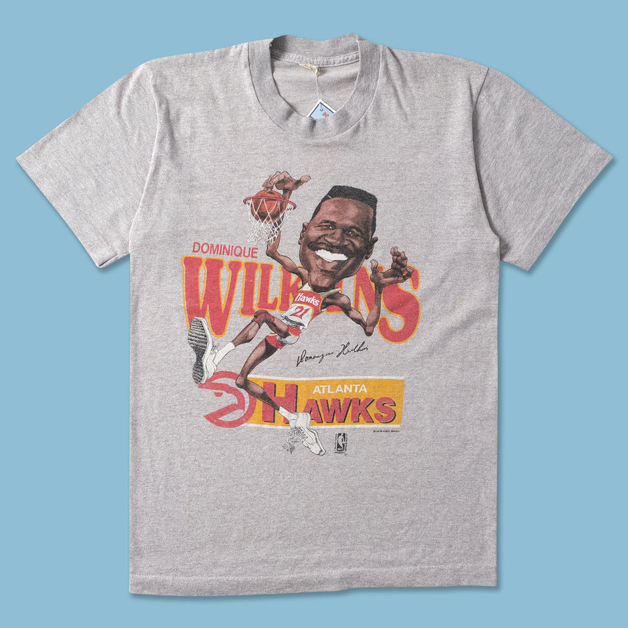 Women's Atlanta Hawks Dominique Wilkins T-Shirt Small - Double Double Vintage