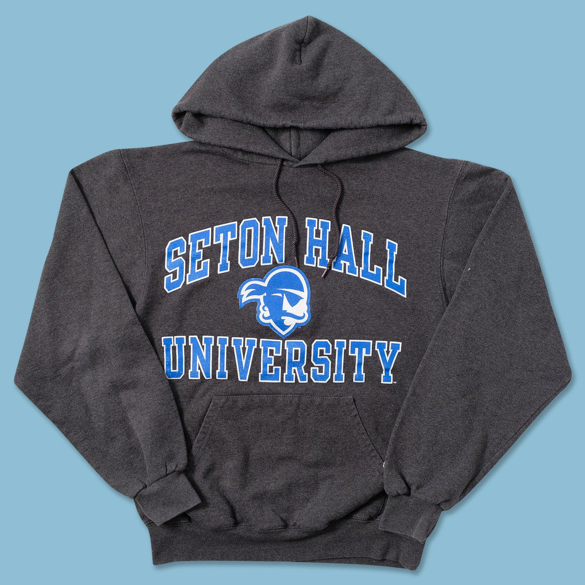 Veste Vintage Bomber Années 60 Seton Hall University Norsid Sportswear, Blanc, Homme