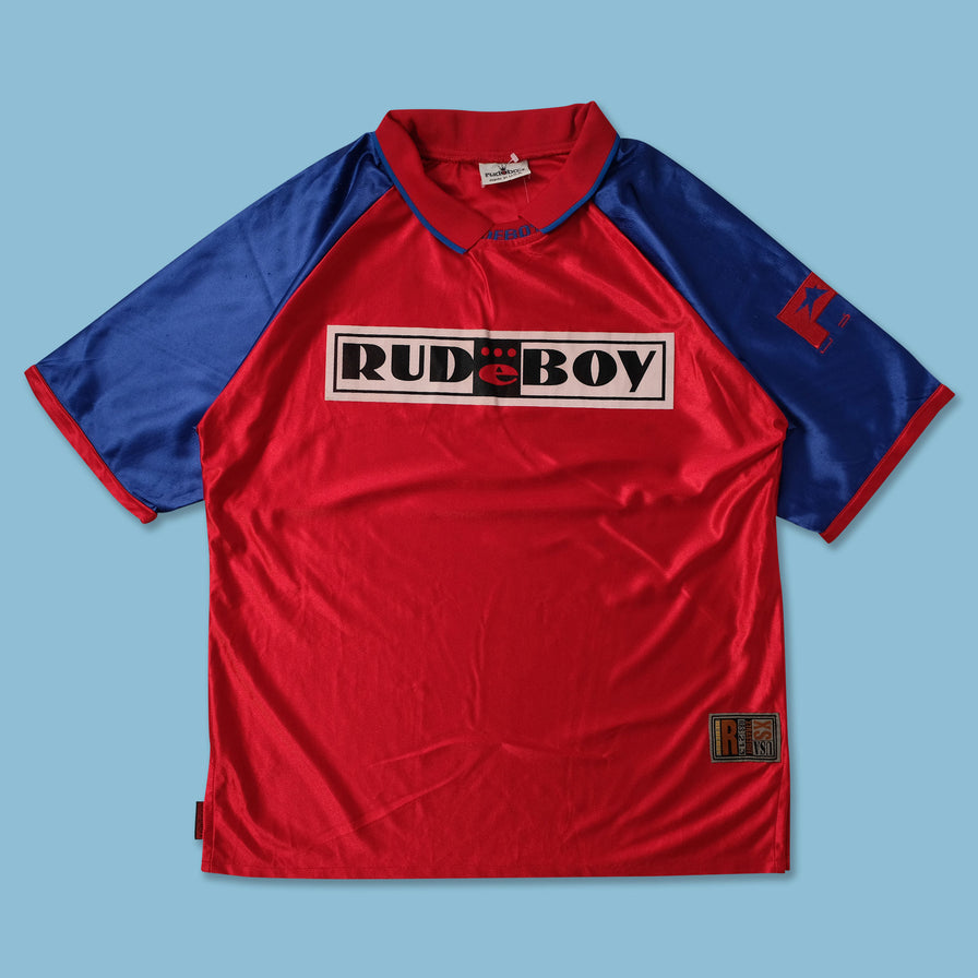 Y2K Rudeboy Jersey Large - Double Double Vintage