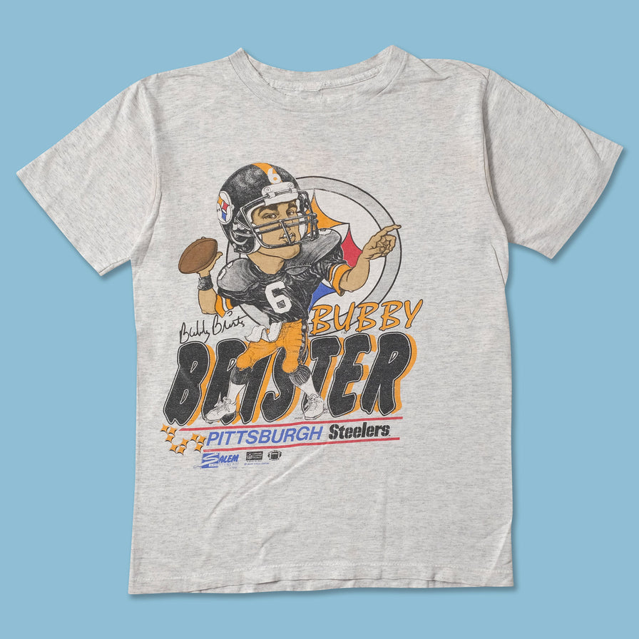 1990 Pittsburgh Steelers Bubby Brister T-Shirt Small - Double Double Vintage
