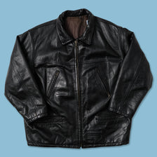 Vintage Leather Jacket Large - Double Double Vintage