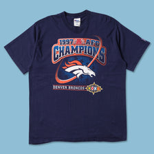 1997 Denver Broncos Super Bowl T-Shirt XLarge - Double Double Vintage
