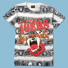 1991 San Francisco 49ers Taz T-Shirt XSmall - Double Double Vintage