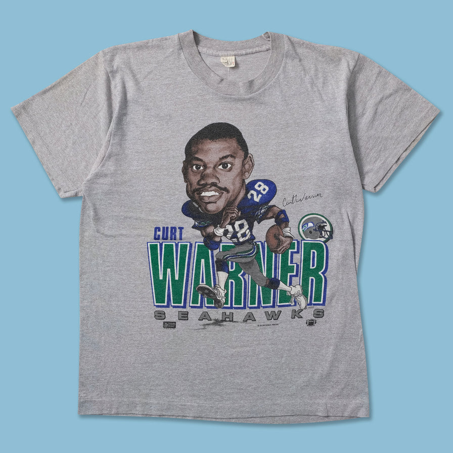 1987 Curt Warner Seahawks T-Shirt Small - Double Double Vintage
