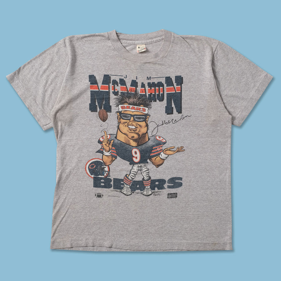 Women's 1987 Jim McMahon Chicago Bears T-Shirt Small - Double Double Vintage