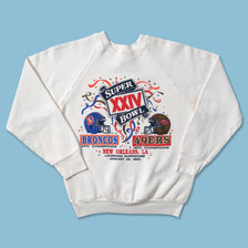 Women's 1990 Super Bowl Sweater XSmall - Double Double Vintage