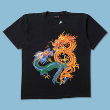 Y2K Dragon T-Shirt Large - Double Double Vintage