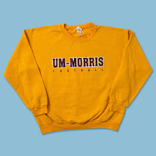 UM-Morris Football Sweater Large - Double Double Vintage