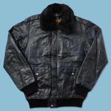 Women's Leather Flight Jacket Small - Double Double Vintage